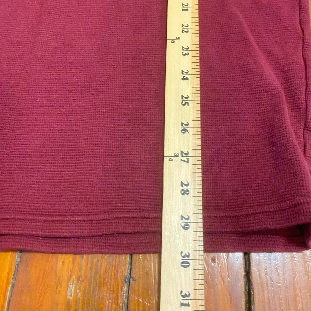 Polo Ralph Lauren Maroon Thermal Long Sleeve Shirt Size XL